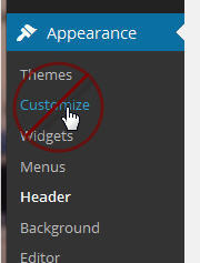 custom WordPress header