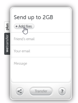 wetransfer send large files