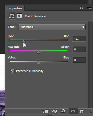 How to Use Photoshop Color Balance Adjustment layer