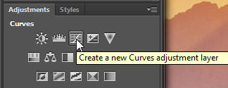 how to use curves adjustment layer