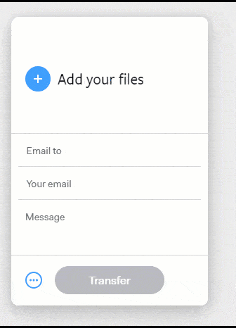 How to use WeTransfer to send large files.
